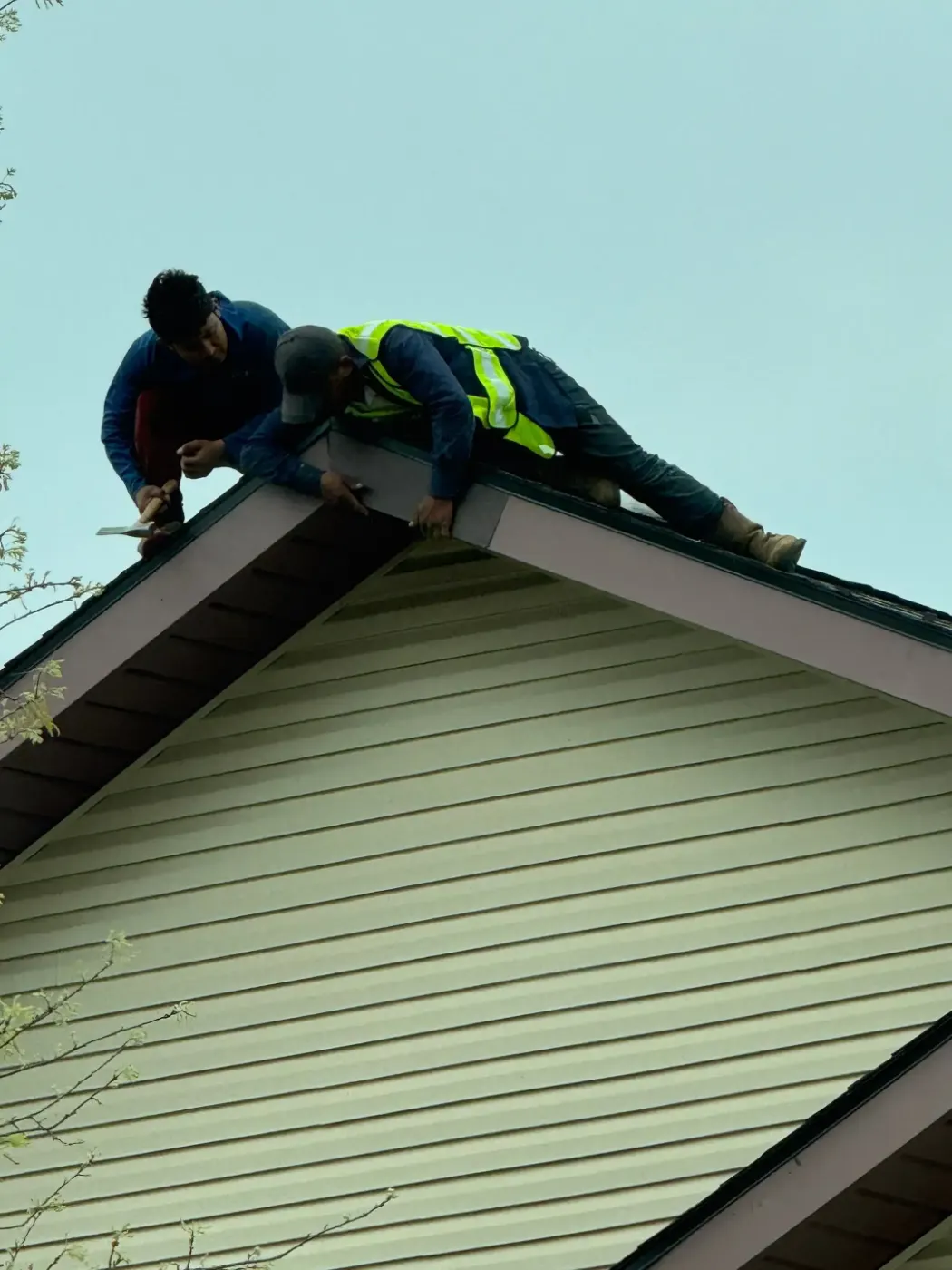 Commercial roof inspection documented in Crown Point