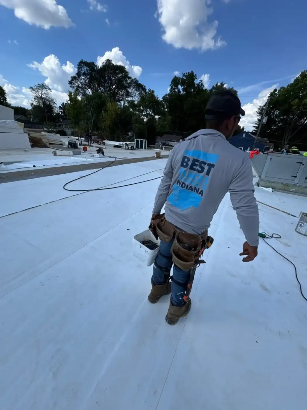 Membrane repair completed in Crown Point