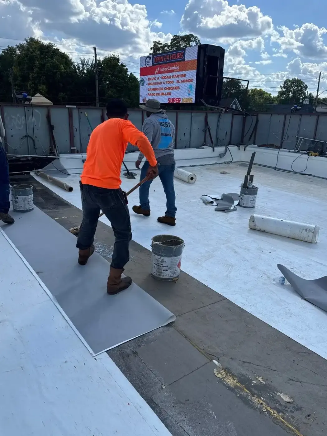 Membrane repair completed in Crown Point